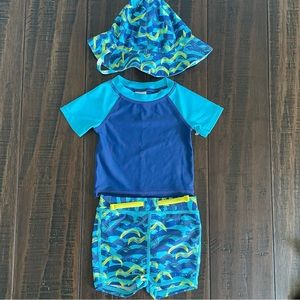 Nordstrom Baby Tucker + Tate 3 Piece Swim Set NEW